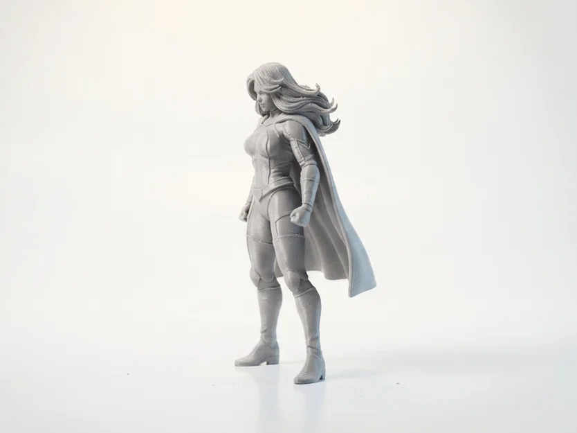 Mô hình 3D Nữ Chiến Binh - Lady Hero Female Warrior Figurine - Image 4