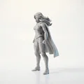 Mô hình 3D Nữ Chiến Binh - Lady Hero Female Warrior Figurine - Thumbnail 4