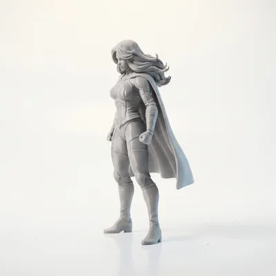 Mô hình 3D Nữ Chiến Binh - Lady Hero Female Warrior Figurine