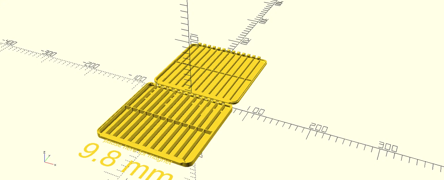 Hộp đựng phấn màu Pastel in 3D (Blicks Pastel Case) cực gọn nhẹ - Image 3