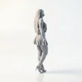 Mô hình 3D Quý Cô Cầm Điện Thoại - Figurines Nữ In 3D - Thumbnail 3
