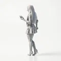 Mô hình 3D Quý Cô Cầm Điện Thoại - Figurines Nữ In 3D - Thumbnail 4