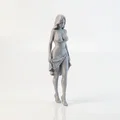 Mô hình 3D Nàng Thiếu Nữ Duyên Dáng Cầm Tà Váy - Tượng Nữ Thanh Lịch - Thumbnail 2