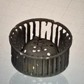 Cánh quạt lồng sóc (Blower Cage) cho hệ thống AC/Heater xe Pontiac Fiero - Thumbnail 2