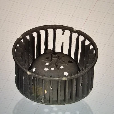 Cánh quạt lồng sóc (Blower Cage) cho hệ thống AC/Heater xe Pontiac Fiero