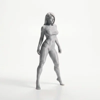Mô hình tượng nữ diện bikini in 3D nghệ thuật