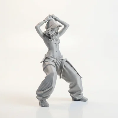 Mô hình 3D Nữ vũ công duyên dáng - Tượng nghệ thuật in 3D