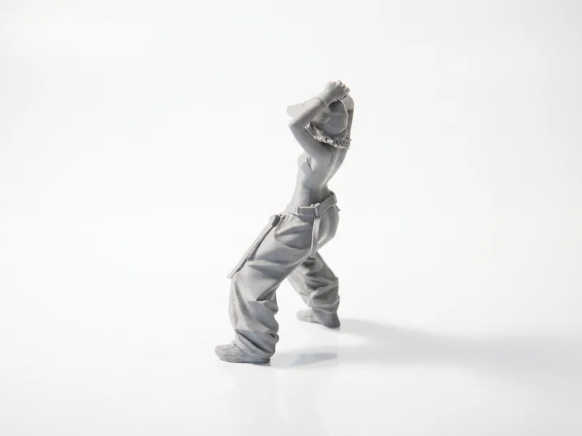 Mô hình 3D Nữ vũ công duyên dáng - Tượng nghệ thuật in 3D - Image 4