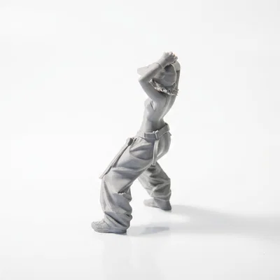 Mô hình 3D Nữ vũ công duyên dáng - Tượng nghệ thuật in 3D