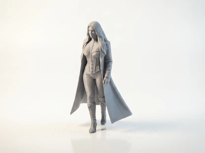 Mô hình Nữ Nhân Vật Mặc Bodysuit - Tượng 3D Printable - Image 1