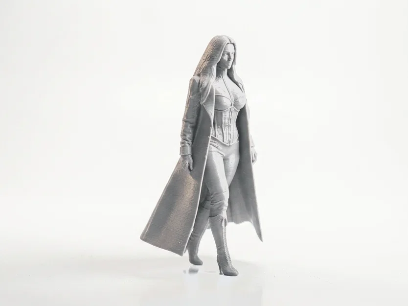 Mô hình Nữ Nhân Vật Mặc Bodysuit - Tượng 3D Printable - Image 2
