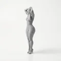 Mô hình Figurine Quý Cô Trong Váy - Tượng Nữ In 3D - Thumbnail 3