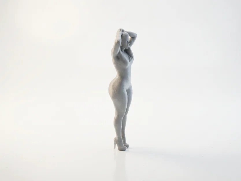 Mô hình Figurine Quý Cô Trong Váy - Tượng Nữ In 3D - Image 4