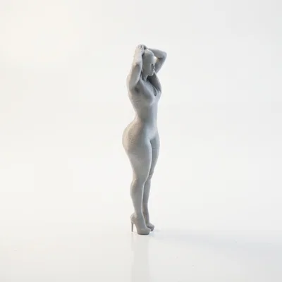 Mô hình Figurine Quý Cô Trong Váy - Tượng Nữ In 3D
