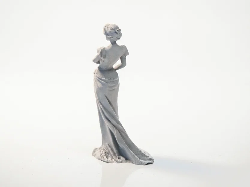 Mô hình tượng quý cô thanh lịch - File 3D in ấn - Image 1