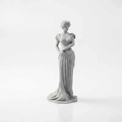 Mô hình tượng quý cô thanh lịch - File 3D in ấn
