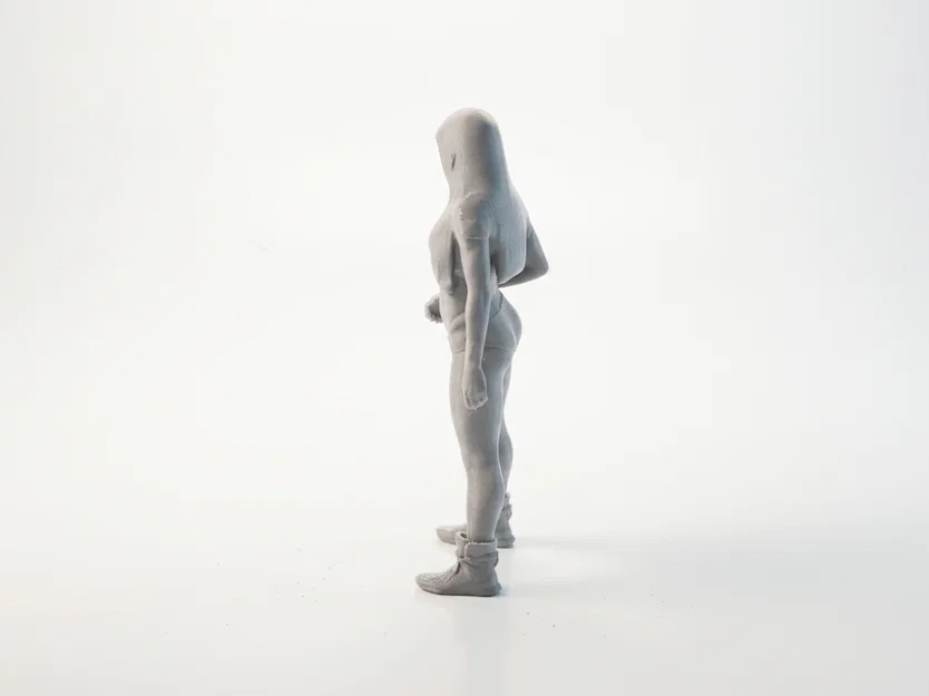 Mô hình nữ vận động viên tập Gym in 3D - Athletic Woman Gym Outfit Figurine - Image 4
