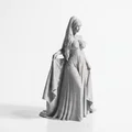 Mô hình tượng quý cô mặc váy sang trọng - File in 3D - Thumbnail 2