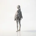 Mô Hình Tượng Nữ Mặc Áo Khoác - File In 3D Đẹp Mắt - Thumbnail 4