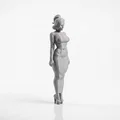 Mô Hình Figurine Thiếu Nữ Váy Dài In 3D Đầy Thanh Lịch - Thumbnail 2