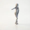 Mô hình 3D tượng cô gái mặc áo len thanh lịch - Thumbnail 1