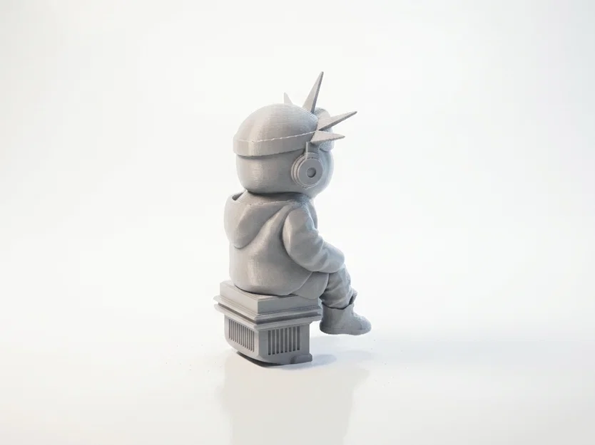 Mô hình Phi hành gia Nữ thần Tự do in 3D đầy sáng tạo - Image 3