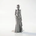 Mô hình 3D Quý cô thời Victoria Lady Lincoln - Thumbnail 2