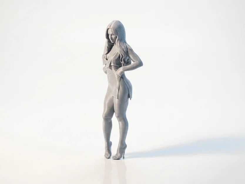 Mô hình tượng quý cô thanh lịch - File in 3D (Elegant Lady Figurine) - Image 1