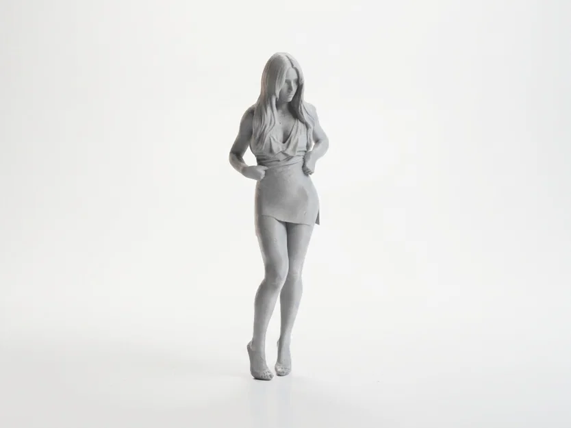 Mô hình tượng quý cô thanh lịch - File in 3D (Elegant Lady Figurine) - Image 2