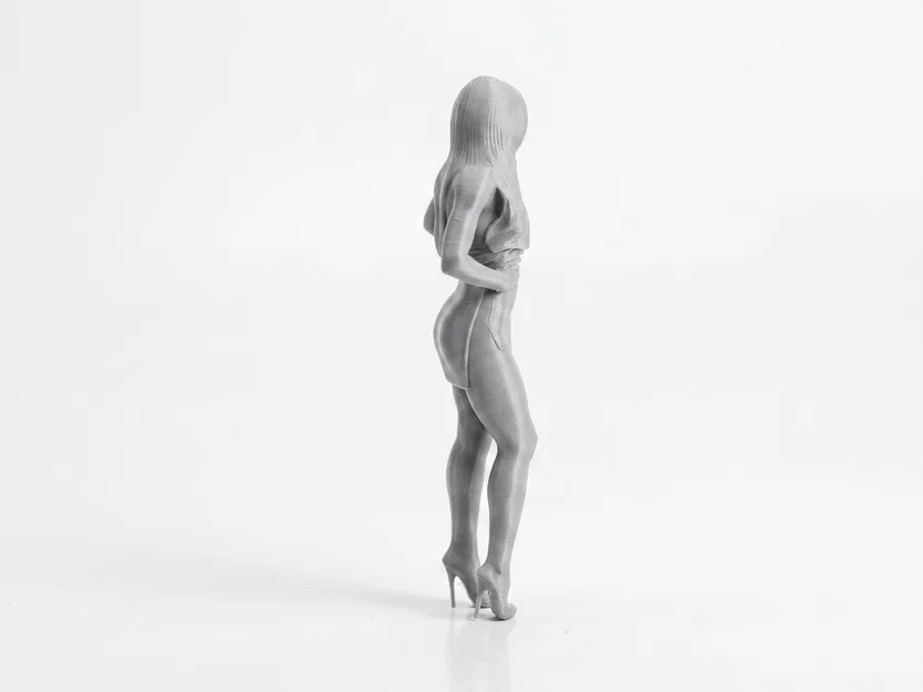 Mô hình tượng quý cô thanh lịch - File in 3D (Elegant Lady Figurine) - Image 3