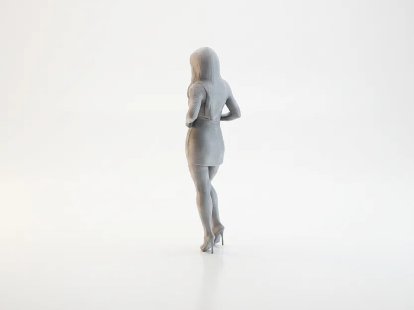 Mô hình tượng quý cô thanh lịch - File in 3D (Elegant Lady Figurine) - Image 4