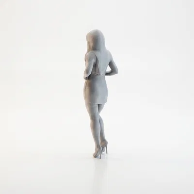 Mô hình tượng quý cô thanh lịch - File in 3D (Elegant Lady Figurine)