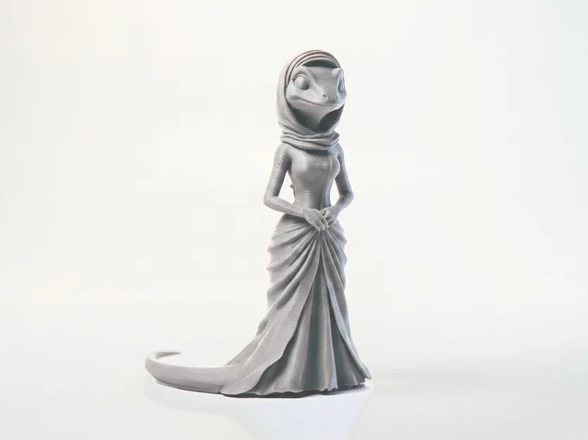 Mô hình Nữ hoàng Bò sát - Tượng Fantasy dành cho máy in 3D - Image 2