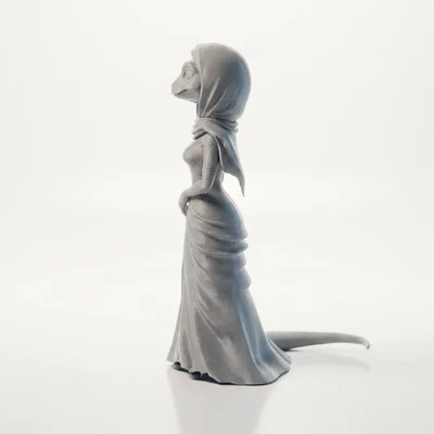 Mô hình Nữ hoàng Bò sát - Tượng Fantasy dành cho máy in 3D
