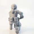 Mô hình 3D nữ thợ máy chuyên nghiệp in được - Thumbnail 3