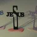 Mô hình trang trí để bàn chữ Jesus độc đáo - File in 3D - Thumbnail 2