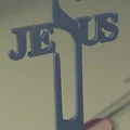 Mô hình trang trí để bàn chữ Jesus độc đáo - File in 3D - Thumbnail 4
