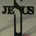 Mô hình trang trí để bàn chữ Jesus độc đáo - File in 3D - Thumbnail 6