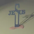 Mô hình trang trí để bàn chữ Jesus độc đáo - File in 3D - Thumbnail 9