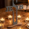Mô hình trang trí để bàn chữ Jesus độc đáo - File in 3D - Thumbnail 11
