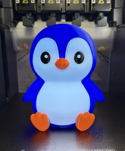 Mô hình đèn ngủ chim cánh cụt Chibi in 3D dễ thương - Image 1