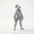 Mô hình nữ thợ máy 3D (Lady Mechanic Figurine) - File STL in 3D - Thumbnail 2