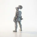 Mô hình nữ thợ máy 3D (Lady Mechanic Figurine) - File STL in 3D - Thumbnail 4