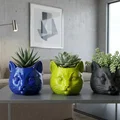 Chậu cây hình đầu mèo in 3D độc đáo - Thumbnail 1