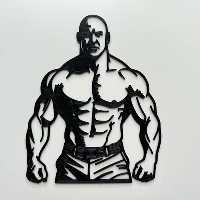 Mẫu tranh treo tường 3D Dwayne Johnson The Rock phong cách mạnh mẽ