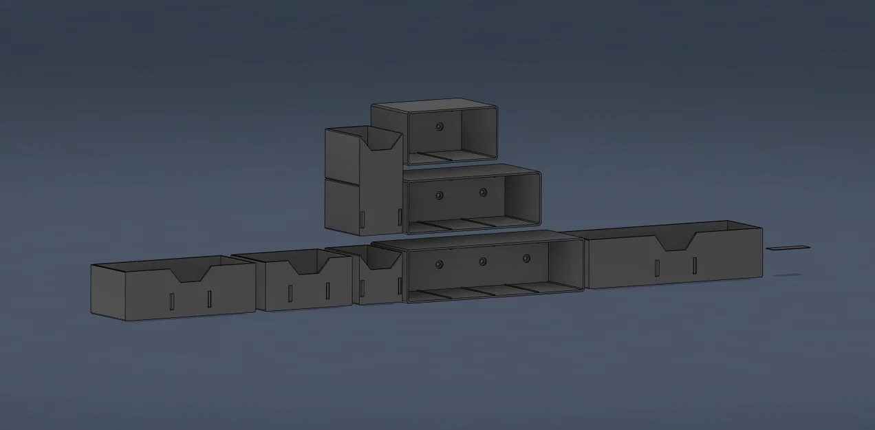 Hệ thống ngăn kéo treo tường Module cho linh kiện in 3D - Image 5