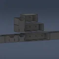 Hệ thống ngăn kéo treo tường Module cho linh kiện in 3D - Thumbnail 5