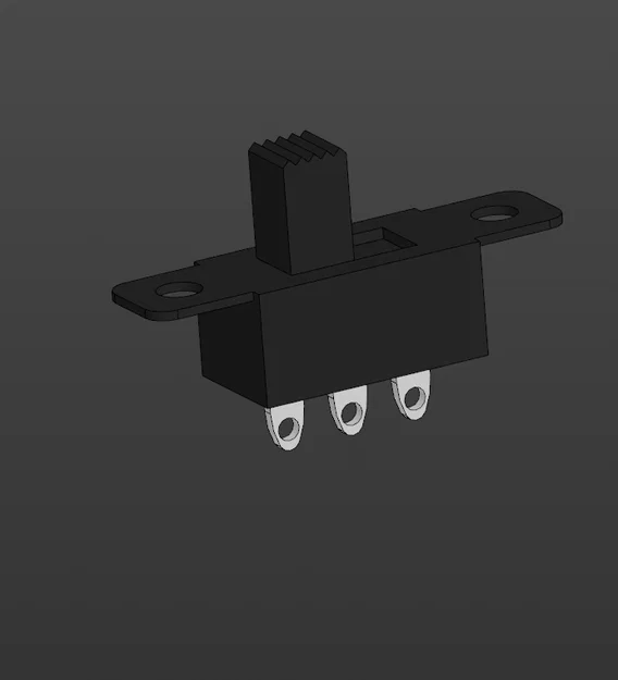 Mô hình 3D công tắc trượt SS-12F15 - File hỗ trợ thiết kế kỹ thuật - Image 1