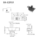 Mô hình 3D công tắc trượt SS-12F15 - File hỗ trợ thiết kế kỹ thuật - Thumbnail 2