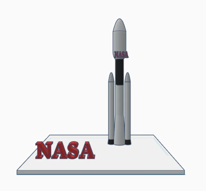 Mô hình tên lửa NASA Falcon 3D ấn tượng cho người đam mê không gian - Image 1